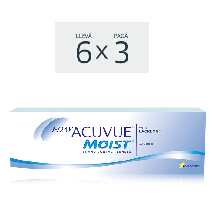 Lentes de contacto Acuvue Moist 1 day