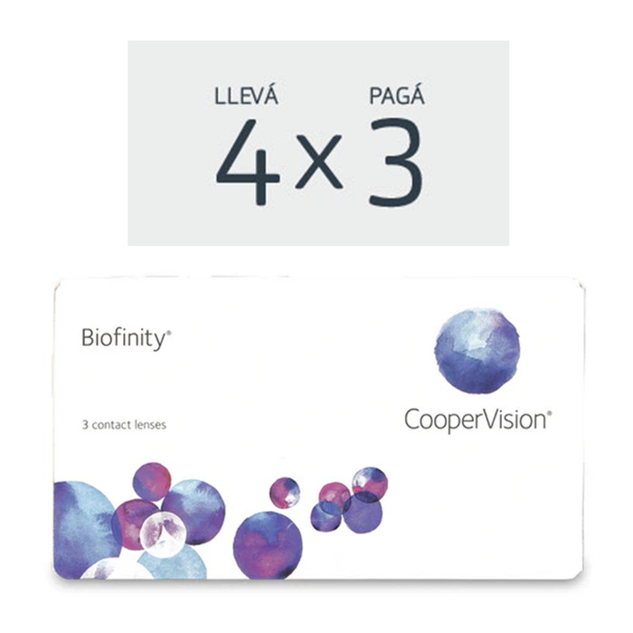 Lentes de contacto Biofinity Esférico