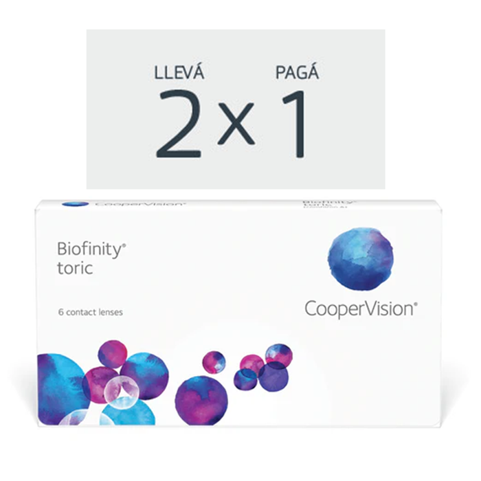 Lentes de contacto Biofinity Tórico para Astigmatismo