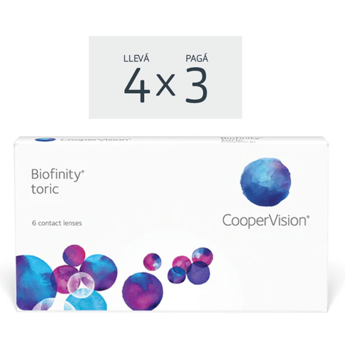 Lentes de contacto Biofinity Tórico para Astigmatismo