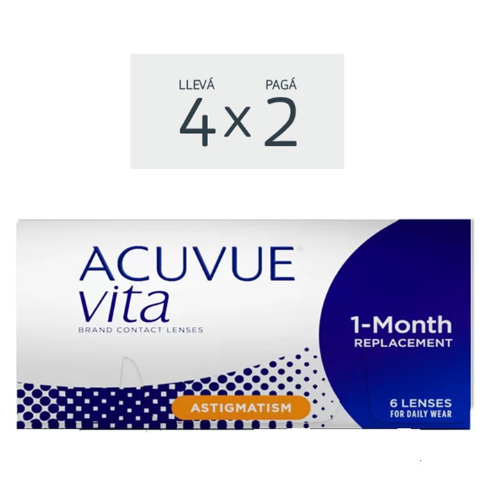 Lentes de contacto Acuvue Vita para Astigmatismo