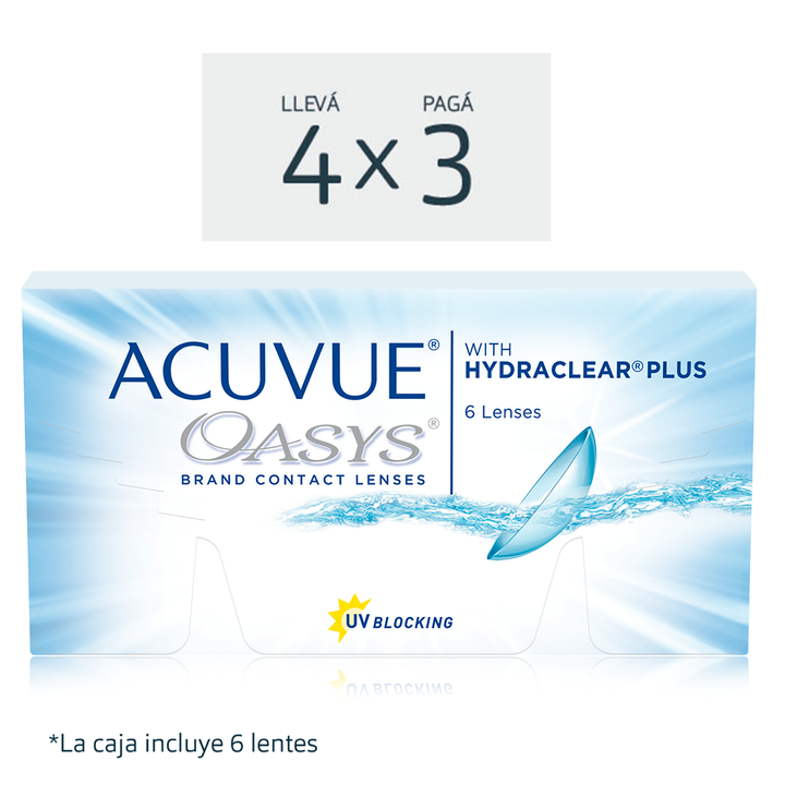 Lentes de contacto Acuvue Oasys