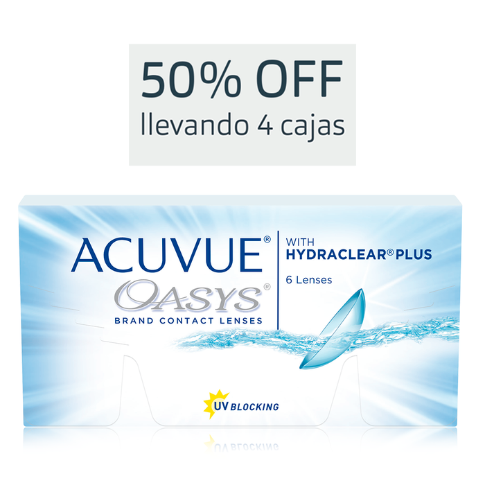 Lentes de contacto Acuvue Oasys