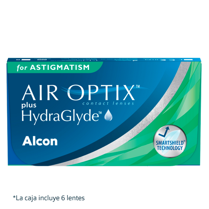 Lentes de contacto Air Optix Plus con HydraGlyde para astigmatismo