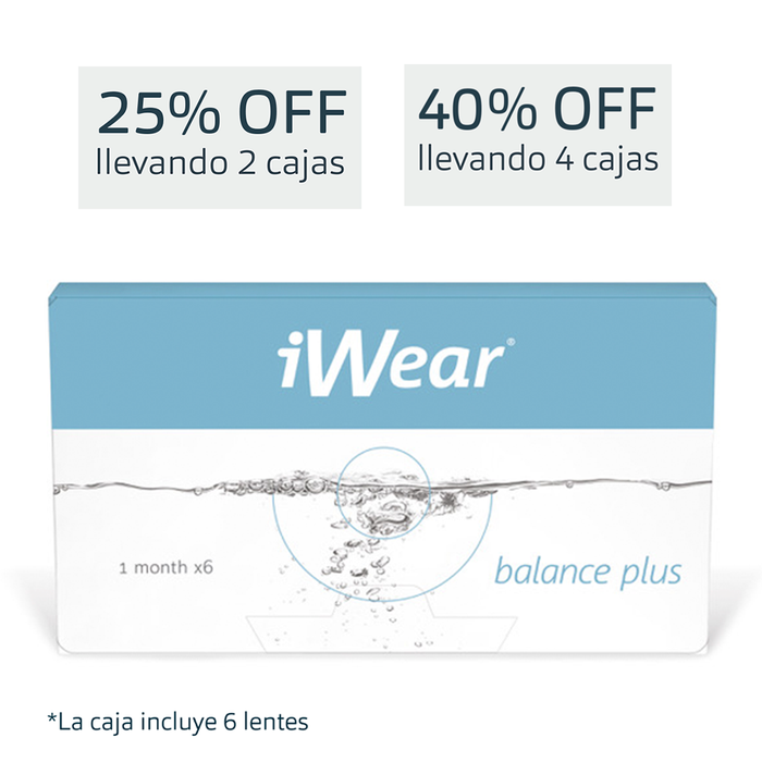 Lentes de contacto iWear Balance Plus