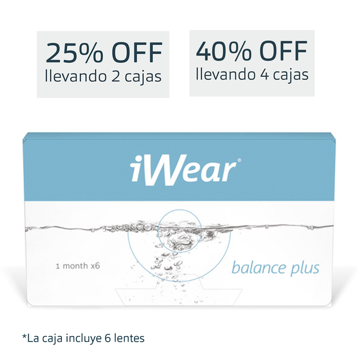 Lentes de contacto iWear Balance Plus