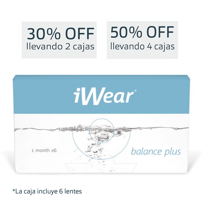 Lentes de contacto iWear Balance Plus