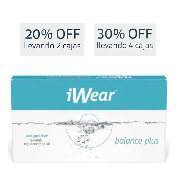 Lentes de contacto iWear Balance Plus Astigmatismo