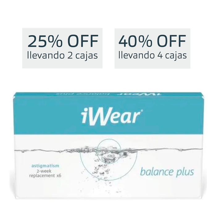 Lentes de contacto iWear Balance Plus Astigmatismo