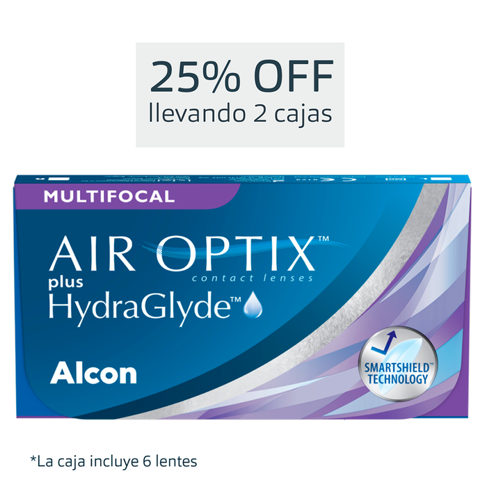 Lentes de contacto Air Optix Plus con Hydraglyde multifocal
