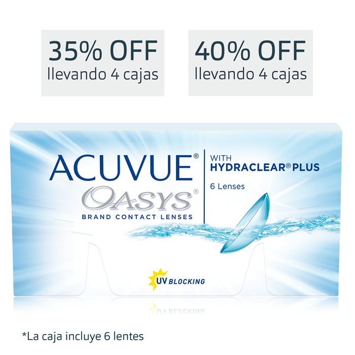 Lentes de contacto Acuvue Oasys
